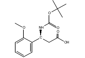 (S)-3-((tert-Butoxycarbonyl)amino)-3-(2-methoxyphenyl)propanoic acid, 499995-76-5, undefined, 