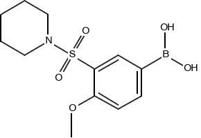 (4-Methoxy-3-(piperidin-1-ylsulfonyl)phenyl)boronic acid, 874219-18-8, undefined, 