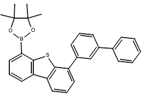 2-(6-([1,1'-Biphenyl]-3-yl)dibenzo[b,d]thiophen-4-yl)-4,4,5,5-tetramethyl-1,3,2-dioxaborolane, 1858289-64-1, undefined, 