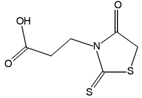 3-(4-Oxo-2-thioxothiazolidin-3-yl)propanoic acid, 7025-19-6, undefined, 