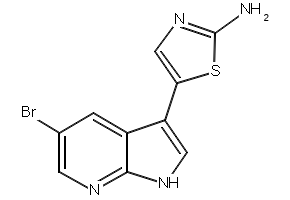 5-(5-Bromo-1H-pyrrolo[2,3-b]pyridin-3-yl)thiazol-2-amine, 1071455-03-2, undefined, 