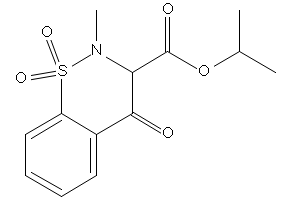Isopropyl 4-hydroxy-2-methyl-2H-benzo[e][1,2]thiazine-3-carboxylate 1,1-dioxide