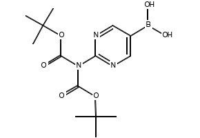 2-(5-Borono-2-pyrimidinyl)imidodicarbonic acid 1,3-bis(tert-butyl) ester