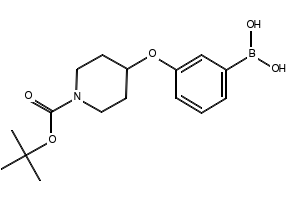 (3-((1-(tert-Butoxycarbonyl)piperidin-4-yl)oxy)phenyl)boronic acid, 1224449-32-4, undefined, 