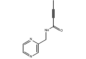 N-(Pyrazin-2-ylmethyl)but-2-ynamide, 2411258-09-6, undefined, 
