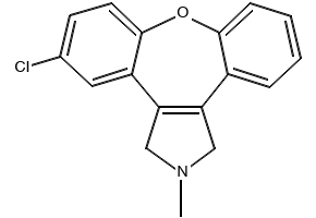 5-Chloro-2-methyl-2,3-dihydro-1H-dibenzo[2,3:6,7]oxepino[4,5-c]pyrrole, 27449-95-2, undefined, 