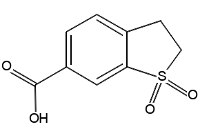 2,3-Dihydrobenzo[b]thiophene-6-carboxylic acid 1,1-dioxide, 1542025-11-5, undefined, 