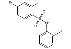 4-Bromo-2-fluoro-N-(2-iodophenyl)-benzenesulfonamide, 1711725-91-5, undefined, 