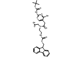 2-(N-(2-((((9H-Fluoren-9-yl)methoxy)carbonyl)amino)ethyl)-2-(2-((tert-butoxycarbonyl)amino)-6-oxo-1,6-dihydropyrimidin-5-yl)acetamido)acetic acid, 1095275-70-9, undefined, 