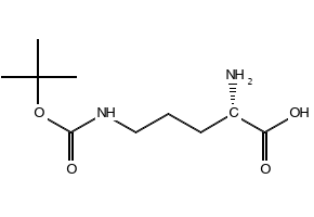 (S)-2-Amino-5-((tert-butoxycarbonyl)amino)pentanoic acid, 13650-49-2, undefined, 
