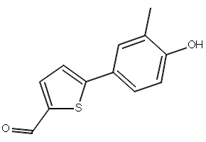 5-(4-Hydroxy-3-methylphenyl)thiophene-2-carbaldehyde, 1261976-11-7, undefined, 