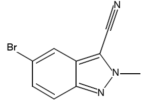 5-Bromo-2-methyl-2H-indazole-3-carbonitrile, 1528133-76-7, undefined, 