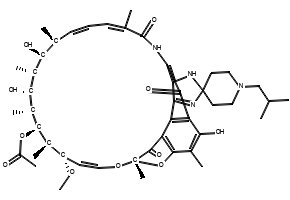 (9S,12E,14S,15R,16S,17R,18R,19R,20S,21S,22E,24Z)-16-(Acetyloxy)-6,18,20-trihydroxy-14-methoxy-7,9,15,17,19,21,25-heptamethyl-1′-(2-methylpropyl)spiro[9,4-(epoxypentadeca[1,11,13]trienimino)-2H-furo[2′,3′:7,8]naphth[1,2-d]imidazole-2,4′-piperidine]-5,10,26(3H,9H)-trione