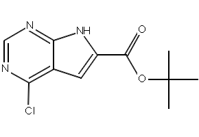 tert-Butyl 4-chloro-7H-pyrrolo[2,3-d]pyrimidine-6-carboxylate, 1351094-00-2, undefined, 