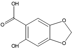 6-Hydroxy-1,3-dioxaindane-5-carboxylic acid, 4890-01-1, undefined, 
