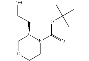 tert-Butyl (3R)-3-(2-hydroxyethyl)morpholine-4-carboxylate, 1257855-07-4, undefined, 