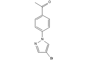 1-(4-(4-Bromo-1h-pyrazol-1-yl)phenyl)ethan-1-one, 1182992-21-7, undefined, 