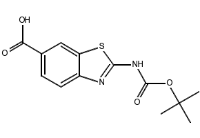 2-((tert-Butoxycarbonyl)amino)benzo[d]thiazole-6-carboxylicacid, 225525-50-8, undefined, 
