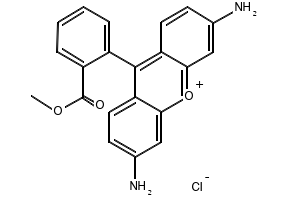 3,6-Diamino-9-(2-(methoxycarbonyl)phenyl)xanthylium chloride