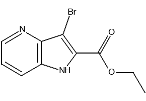 3-Bromo-1H-pyrrolo[3,2-b]pyridine-2-carboxylic acid ethyl ester, 889658-85-9, undefined, 