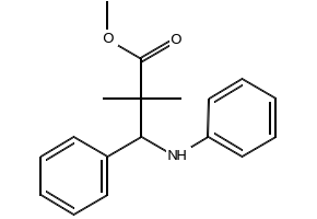 Methyl 2,2-dimethyl-3-phenyl-3-(phenylamino)propanoate, 23958-65-8, undefined, 