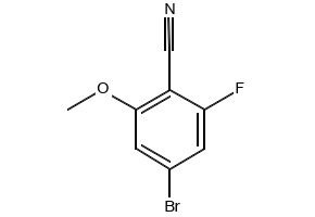 4-Bromo-2-fluoro-6-methoxybenzonitrile, 457051-15-9, undefined, 