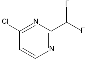 4-Chloro-2-(difluoromethyl)pyrimidine, 1261453-07-9, undefined, 