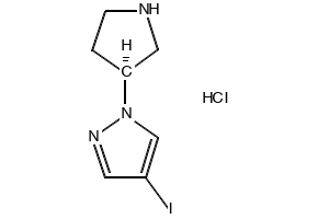 (S)-4-Iodo-1-(pyrrolidin-3-yl)-1H-pyrazole hydrochloride, 2828444-29-5, undefined, 