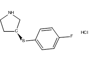 (S)-3-((4-fluorophenyl)thio)pyrrolidine hydrochloride, 1353995-35-3, undefined, 