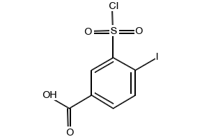 3-(Chlorosulfonyl)-4-iodobenzoic acid, 402934-49-0, undefined, 