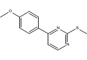 4-(4-Methoxyphenyl)-2-(methylthio)pyrimidine, 148990-17-4, undefined, 
