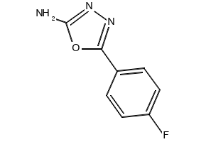 5-(4-Fluorophenyl)-1,3,4-oxadiazol-2-amine, 7659-07-6, undefined, 