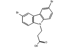 3-(3,6-Dibromo-9H-carbazol-9-yl)propanoicacid, 301807-41-0, undefined, 