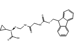 (R)-10-Cyclopropyl-1-(9H-fluoren-9-yl)-3,6-dioxo-2,9-dioxa-4,7-diazaundecan-11-oic acid, 2414393-50-1, undefined, 