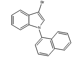 3-Bromo-1-(naphthalen-1-yl)-1H-indole, 2845126-51-2, undefined, 