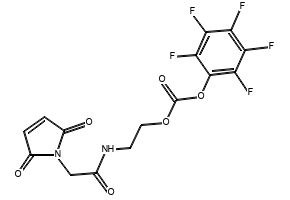 2-(2-(2,5-Dioxo-2,5-dihydro-1H-pyrrol-1-yl)acetamido)ethyl (perfluorophenyl) carbonate, 2922283-42-7, undefined, 