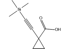 1-((Trimethylsilyl)ethynyl)cyclopropane-1-carboxylic acid, 1268810-07-6, undefined, 