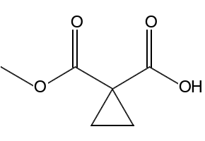 1-(Methoxycarbonyl)cyclopropanecarboxylic acid, 113020-21-6, undefined, 