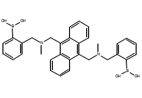 ((((Anthracene-9,10-diylbis(methylene))bis(methylazanediyl))bis(methylene))bis(2,1-phenylene))diboronic acid, 162254-07-1, undefined, 