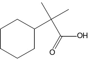 2-Cyclohexyl-2-methylpropanoic acid, 16386-97-3, undefined, 