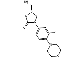 (S)-5-(Aminomethyl)-3-(3-fluoro-4-morpholinophenyl)oxazolidin-2-one, 168828-90-8, undefined, 