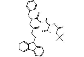 (2S,3R)-3-(((S)-2-((((9H-Fluoren-9-yl)methoxy)carbonyl)amino)-3-phenylpropanoyl)oxy)-2-((tert-butoxycarbonyl)amino)butanoic acid