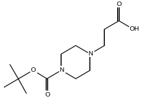 3-(4-(tert-Butoxycarbonyl)piperazin-1-yl)propanoic acid, 242459-97-8, undefined, 
