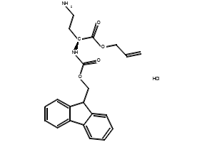 Allyl (S)-2-((((9H-fluoren-9-yl)methoxy)carbonyl)amino)-4-aminobutanoate hydrochloride, 2865105-79-7, undefined, 