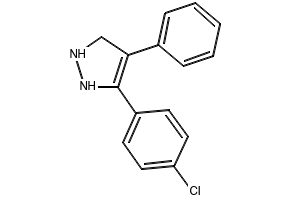 3-(4-Chlorophenyl)-4-phenyl-4,5-dihydro-1H-pyrazole, 59074-26-9, undefined, 