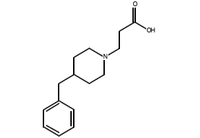 3-(4-Benzyl-1-piperidinyl)propanoic acid, 435270-83-0, undefined, 
