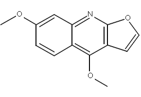 4,7-Dimethoxyfuro[2,3-b]quinoline, 523-66-0, undefined, 