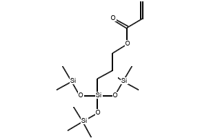 3-(1,1,1,5,5,5-Hexamethyl-3-((trimethylsilyl)oxy)trisiloxan-3-yl)propyl acrylate, 17096-12-7, undefined, 
