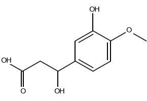 3-Hydroxy-3-(3-hydroxy-4-methoxyphenyl)propanoic acid, 28030-22-0, undefined, 