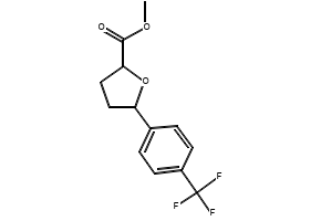 Methyl 5-(4-(trifluoromethyl)phenyl)tetrahydrofuran-2-carboxylate, 1421601-10-6, undefined, 